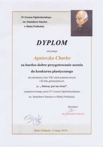 31.05.2019 podziekowanie